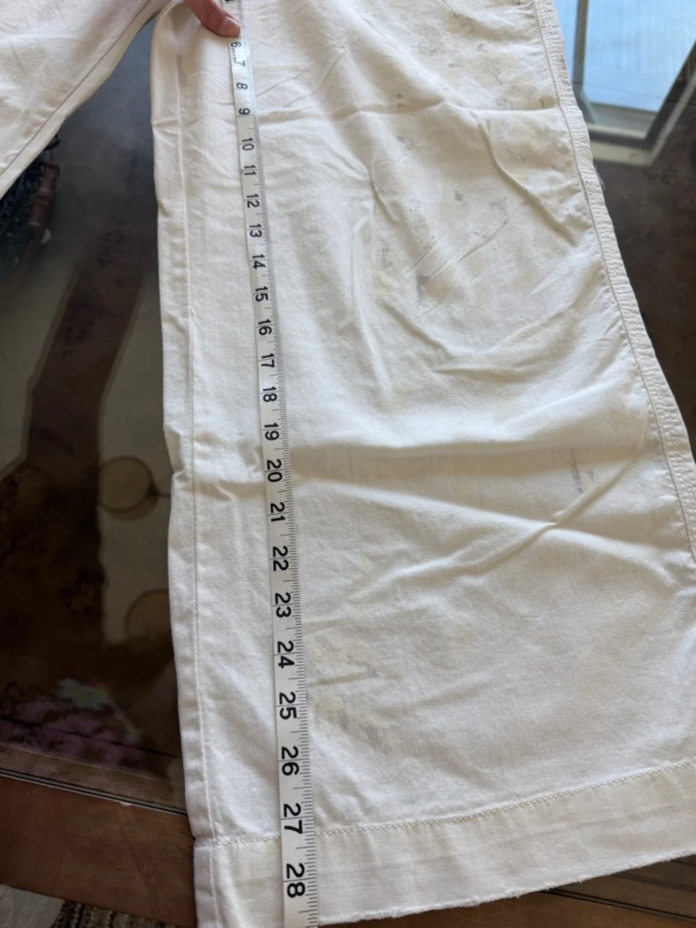 Free People White Womens Cargo Pants
